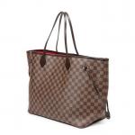 LOUIS VUITTON - SAC modèle "Neverfull" GM en toile damier...