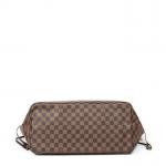 LOUIS VUITTON - SAC modèle "Neverfull" GM en toile damier...