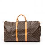 LOUIS VUITTON - SAC modèle "Keepall" 60 cm en toile...