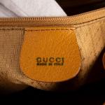 GUCCI - SAC à DOS Bamboo en cuir de couleur...