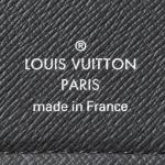 LOUIS VUITTON - PORTEFEUILLE modèle "Braza" en cuir taïga noir,...