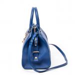 YVES SAINT LAURENT - SAC en cuir lisse royal blue...