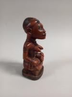 CONGO, Statuette maternité KONGO en bois exotique,  art ...