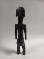 MALI, Statuette de divinité en bois exotique, BAMBARA (?) ....