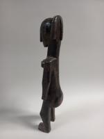 MALI, Statuette de divinité en bois exotique, BAMBARA (?) ....