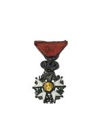 France
Atypique Légion d'Honneur Restauration
En argent et émail, manque les émaux...