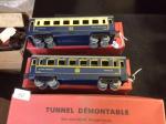 Hornby France écartement 0, 1 wagon Pullman: wagon-lit, 1 wagon-restaurant,...