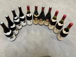 Lot de 11 bouteilles de vin rouge dont 4 bouteilles...