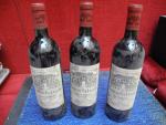 3 bouteilles HAUT-MEDOC Chateau La Lagune 1998, grand cru classé....