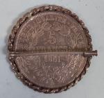 Une  pièce de 5 francs argent, Cérès 1851, atelier...