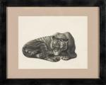 Georges Guyot (1885-1973)
« Tigre couché »
Lithographie sur papier encadrée. Signée....