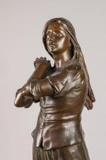 Raoul Larche (1860-1912)
« Jeanne d'Arc »
Sujet en bronze à patine...