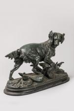 Edouard Paul Delabrière (1829-1912)
« Chien de chasse à l'arrêt »
Sujet...