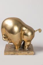 Christian Maas (né en 1951)
« Petit taureau »
Sujet en bronze...