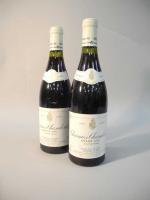 Deux bouteilles Charmes-Chambertins (blanc), Grand Cru Domaine de la Guyonnière...