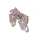 VAN CLEEF & ARPELS - BROCHE double clip en or...