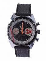 Chronographe Yema Sous-Marine. Dit ».
Circa 1970.
Mouvement Valjoux 7733.
2 compteurs (secondes...