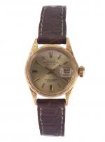 ROLEX - MONTRE de dame modèle Oyster Perpetual Datejust", le...