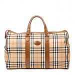 BURBERRY - SAC de VOYAGE modèle "Boston" en toile tartan...