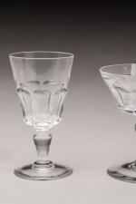 BACCARAT. Partie de service de verres en cristal, modèle Missouri,...