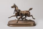 Arthur DU PASSAGE (1838-1909) "Cheval à l'entrainement avec son lad"
Signé...