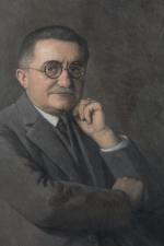 Joseph PERRACHON (1883-1969). 
Portrait d'homme, 1935.
Huile sur toile.
Signé et daté...