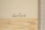 Michel GUINO (1926-2013).
Sans titre, 1967.
Mine de plomb et aquarelle sur...