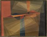 Tony GONNET (1909-2004).
Composition, 1956.
Huile sur toile.
Signé et daté en bas...