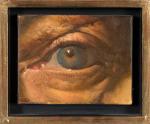 Tibor CSERNUS (1927-2007).
OEil gauche, 1985.
Huile sur toile.
Signé et daté au...