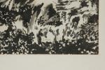 Jean-Noël IMAR (1943-2023). 
Feuillage, 1981. 
Encre de Chine sur papier...