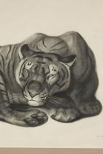 Georges Guyot (1885-1973)
« Tigre couché »
Lithographie sur papier encadrée. Signée....