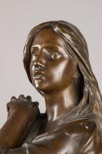 Raoul Larche (1860-1912)
« Jeanne d'Arc »
Sujet en bronze à patine...