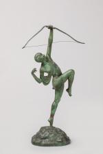 Pierre Le Faguays (1892-1962)
« Danseuse à l'arc »
Sujet en bronze...