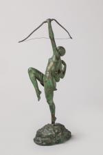 Pierre Le Faguays (1892-1962)
« Danseuse à l'arc »
Sujet en bronze...