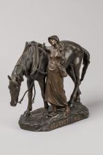 Antoine Bofill (1894-1939)
« Retour des champs »
Groupe en bronze à...