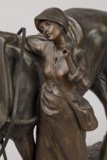 Antoine Bofill (1894-1939)
« Retour des champs »
Groupe en bronze à...