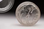 René Lalique (1860-1945)
Boite ronde modèle « Rambouillet » en verre...