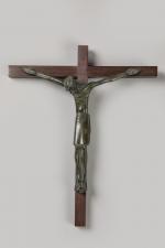 * Jean Lambert-Rucki (1888-1967)
« Christ en croix »
Sujet en bronze...