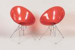 Philippe Starck (né en 1949)
Série de six fauteuils modèle «...