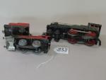 HORNBY. Locomotive sans son tender en tôle. 21 cm. Moteur...