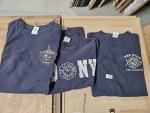 Lot de 3 Tee-shirt des pompier de New York, FIRE...