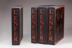 Dante Alighieri. L'enfer. Paris, Jean Porson, 1950. Quatre volumes grand...