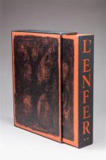 Dante Alighieri. L'enfer. Paris, Jean Porson, 1950. Quatre volumes grand...