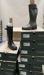 AIGLE. Ensemble de 15 paires de BOTTES Terra Pro Vario,...