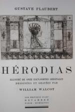 Gustave Flaubert. Hérodias. Paris, Devambez, 1928. Un volume in-4°, plein...