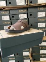 AIGLE. Ensemble de SABOTS et chaussures, dont : 
- Basilo...