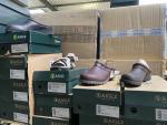 AIGLE. Ensemble de SABOTS et chaussures, dont : 
- Basilo...