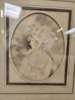 École du XIXe siècle "portrait de jeune fille au chapeau"
Dessin...