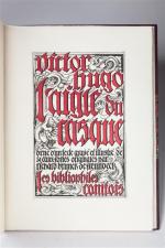 Victor Hugo. L'aigle du casque. Paris, les Bibliophiles Comtois, 1928....