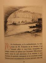 J. K. Huysmans. A vau-l'eau. Paris, Georges Courville, 1933. Un...